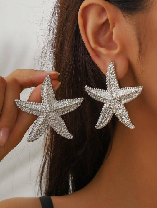 Boucle D'oreille -Etoile Argent