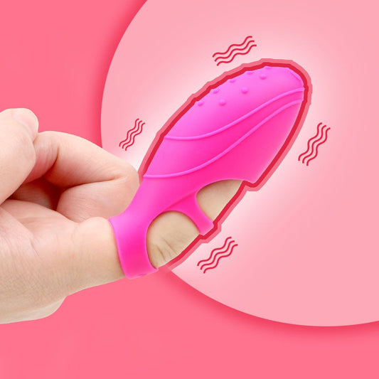 Vibrating Finger - Rose